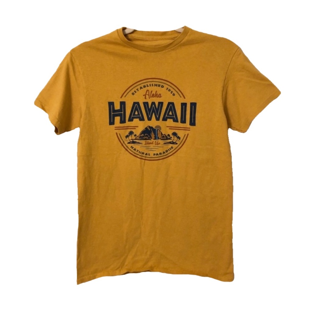 Hawaii Yellow Graphic Tee